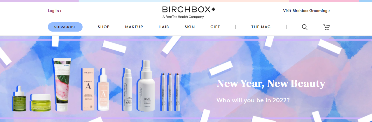 Birhbox - a subscription ecommerce business in beauty niche