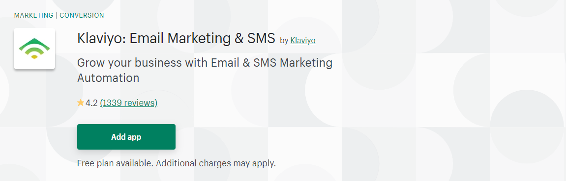 Klaviyo - best email marketing app for Shopify